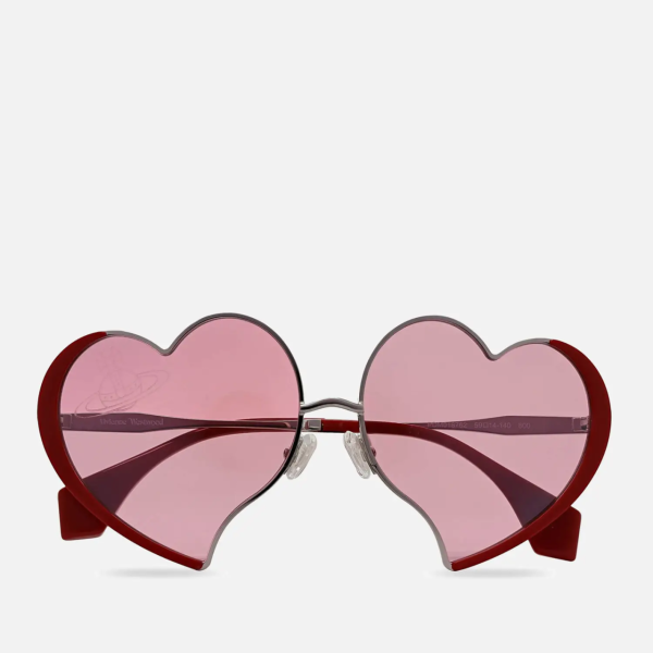 Vivienne Westwood Women's Lovelace Retro Sunglasses - Shiny Silver  原價 HK$2317.5 | 現售 HK$1738.1