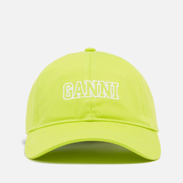 Ganni Software Logo-Embroidered Organic Cotton Baseball Cap   HK$442.90