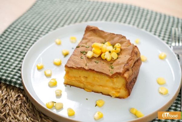 麻糬食譜|芝士軟心!粟米濃湯烤麻糬食譜 簡單4步氣炸鍋料理/外脆內煙韌超濃粟米芝士味