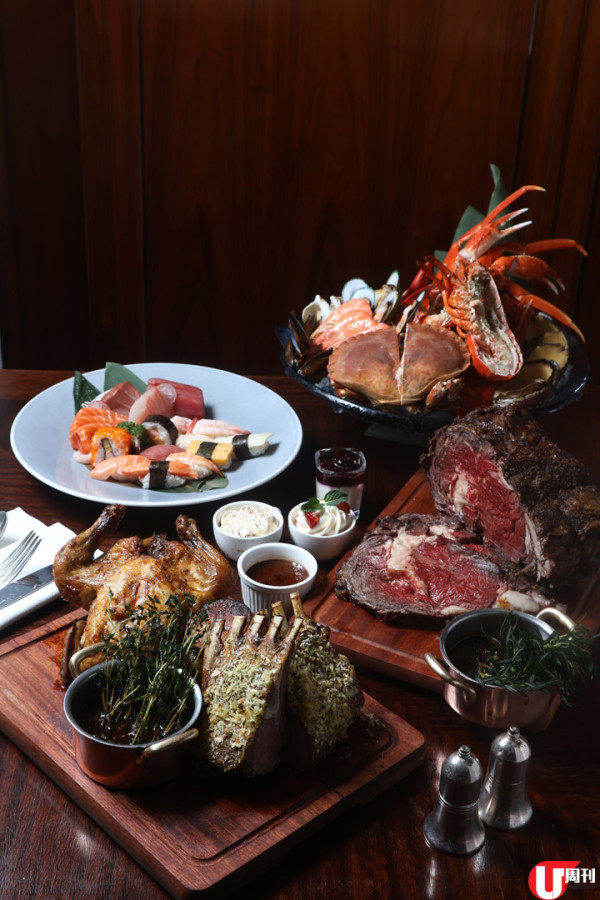 文華東方酒店快船廊 688 元 4 小時自助餐 / 狂食海鮮 + 燒牛肉 + 經典芝士蛋糕