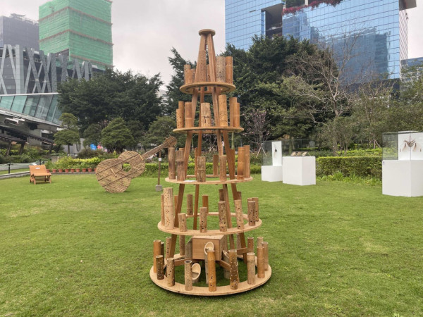 零碳天地出現巨型竹結他 《建築．見竹》展創意竹藝品 