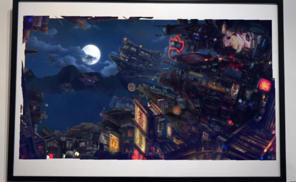 本地插畫師創港式Cyberpunk世界 《龐城》平行時空重現舊香港街景