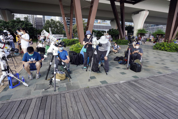 太空館免費派發太陽濾光片！4月觀賞香港罕見「日偏食」！即睇最佳觀賞時間！