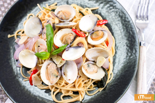 意粉食譜｜一鍋到底香蒜蜆肉意粉食譜　香辣惹味！10分鐘超簡單懶人意粉料理