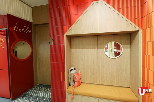 珀麗灣靚海景彩色二人天地  特色鋸齒形儲物櫃/三分離日式衛浴/鮮紅日式廚櫃