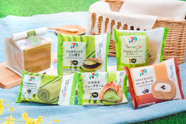 7-Eleven便利店新推6款期間限定宇治抹茶及焙茶甜品　宇治抹茶泡芙／忌廉銅鑼燒／吉士紅豆包／焙茶紅豆卷蛋