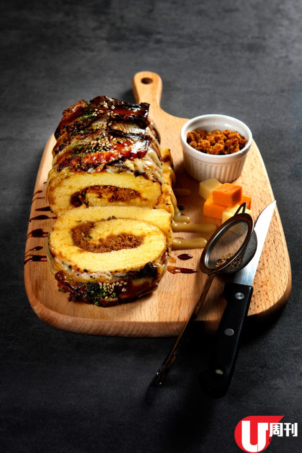 搞鬼！章魚小丸子棉花蛋糕 9 吋大丸子版本 / 火炙芝士鰻魚肉鬆棉花卷