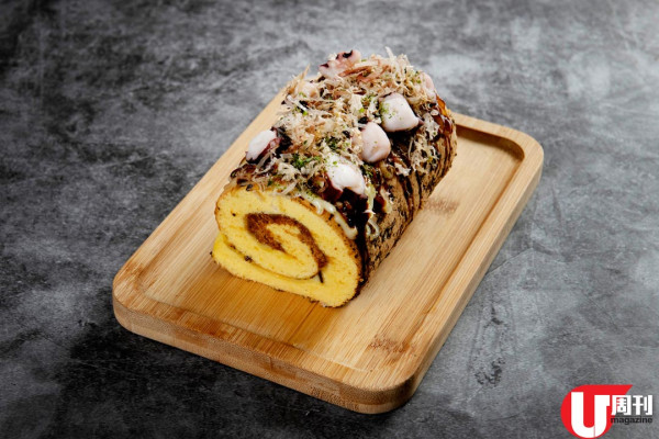 搞鬼！章魚小丸子棉花蛋糕 9 吋大丸子版本 / 火炙芝士鰻魚肉鬆棉花卷