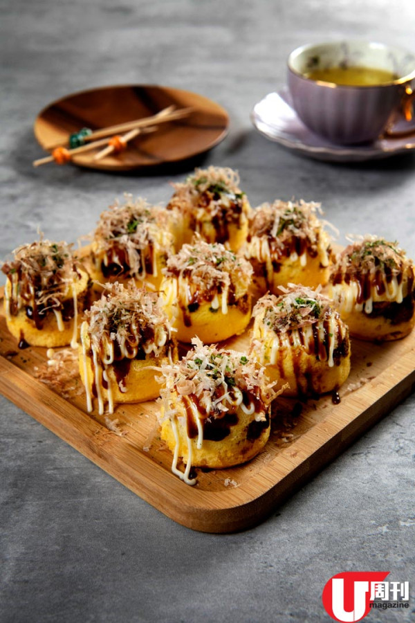 搞鬼！章魚小丸子棉花蛋糕 9 吋大丸子版本 / 火炙芝士鰻魚肉鬆棉花卷