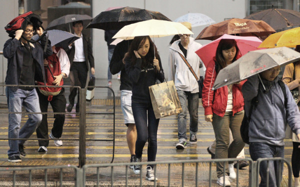 天文台最新天氣預報  9日有8日都預料有雨！