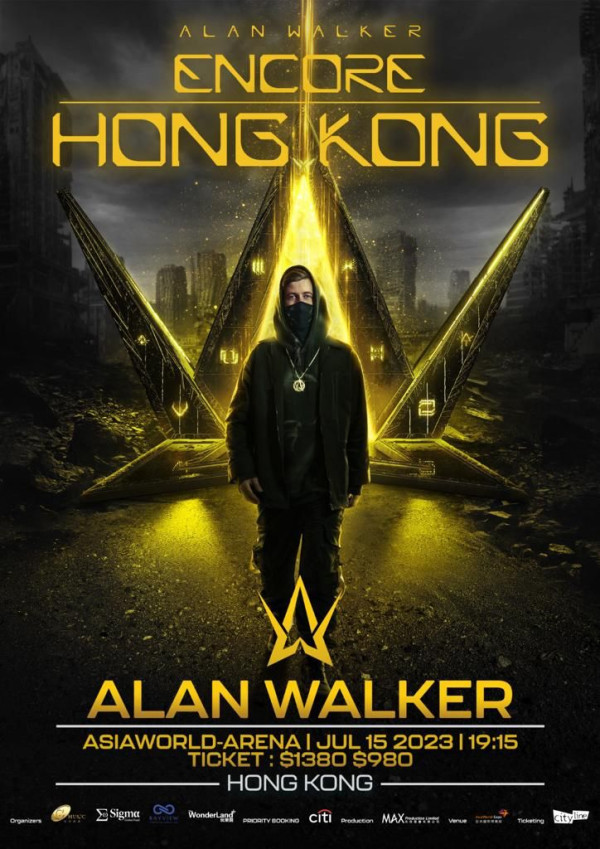 Alan Walker演唱會2023｜Alan Walker再襲香港開騷！演唱會《Encore Hong Kong》7月亞博舉行（門票詳情不斷更新）