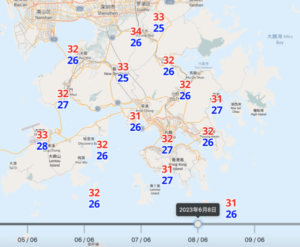 每日天氣預報｜預料廣闊低壓槽本周靠近 天氣不穩定連日有驟雨