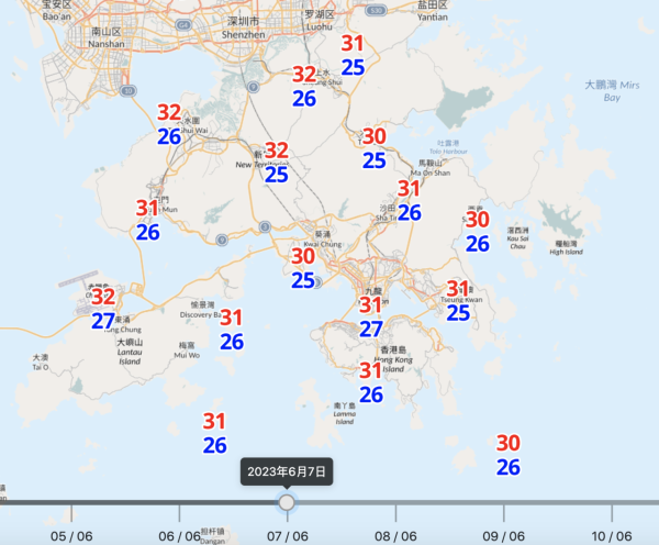 每日天氣預報｜預料廣闊低壓槽本周靠近 天氣不穩定連日有驟雨