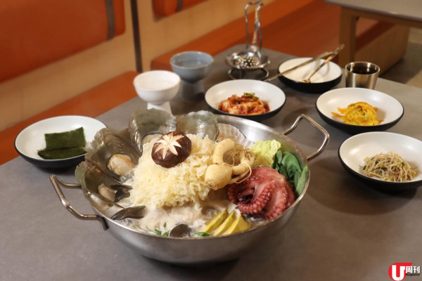 韓印紅 6,000 呎餐廳 震撼巨型海鮮鍋 / 活八爪魚