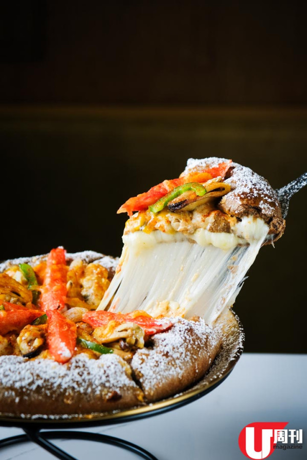 銅鑼灣韓式薄餅店 瘋狂 400g+ 芝士 / 白布式拉絲芝加哥薄餅