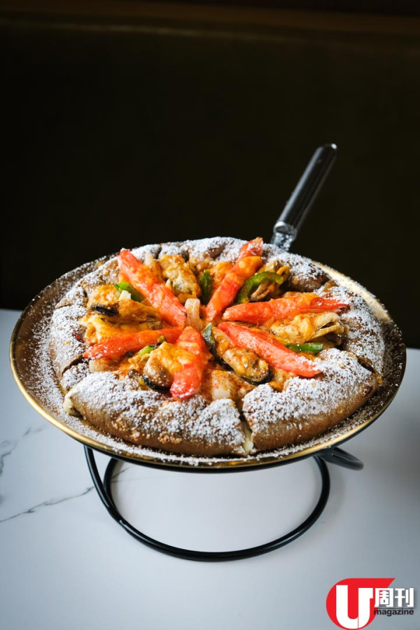 銅鑼灣韓式薄餅店 瘋狂 400g+ 芝士 / 白布式拉絲芝加哥薄餅