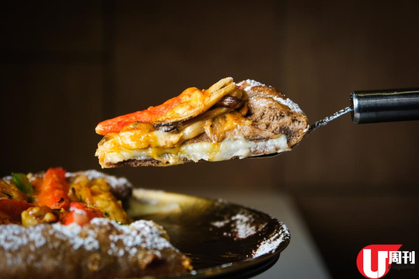 銅鑼灣韓式薄餅店 瘋狂 400g+ 芝士 / 白布式拉絲芝加哥薄餅