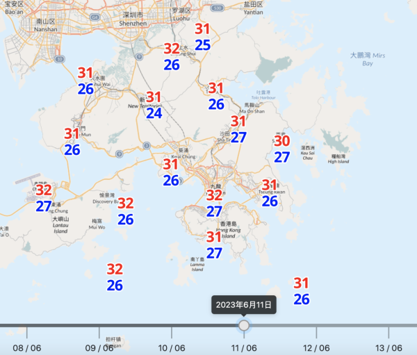 每日天氣預報｜預料廣闊低壓槽本周靠近 天氣不穩定連日有驟雨