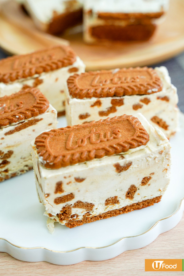 甜品食譜｜4種材料！焦糖Lotus脆餅雪糕三文治食譜　15分鐘新手零失敗夏日免焗甜品