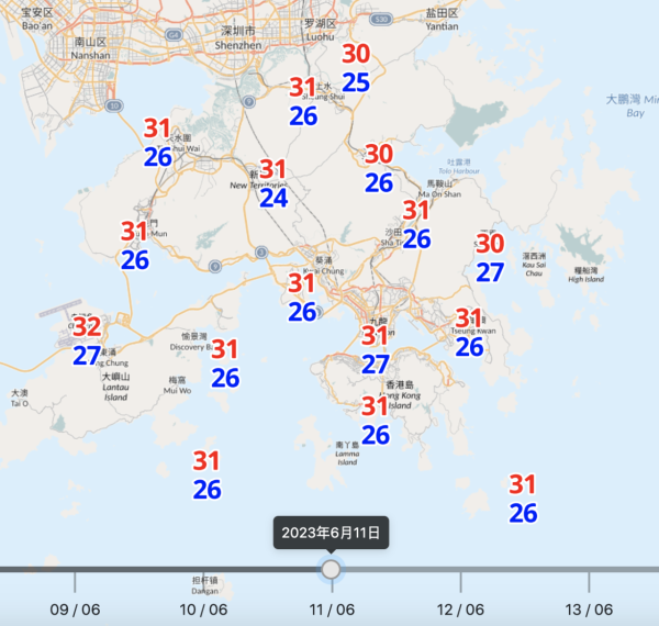 每日天氣預報｜預料廣闊低壓槽本周靠近 天氣不穩定連日有驟雨