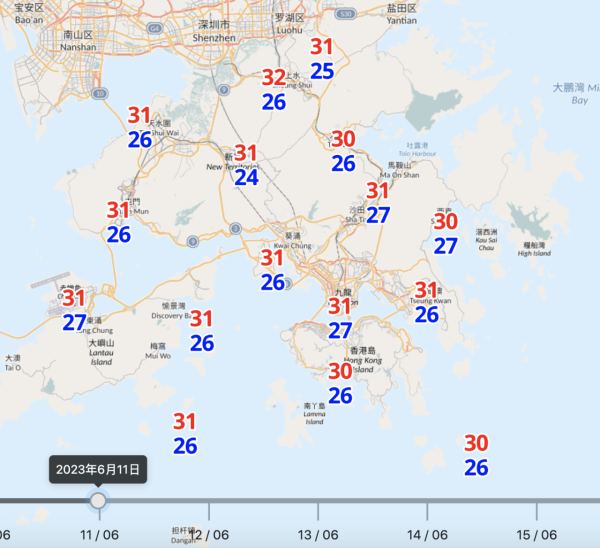 每日天氣預報｜預料廣闊低壓槽本周靠近 天氣不穩定連日有驟雨