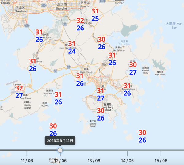 每日天氣預報｜預料廣闊低壓槽本周靠近 天氣不穩定連日有驟雨