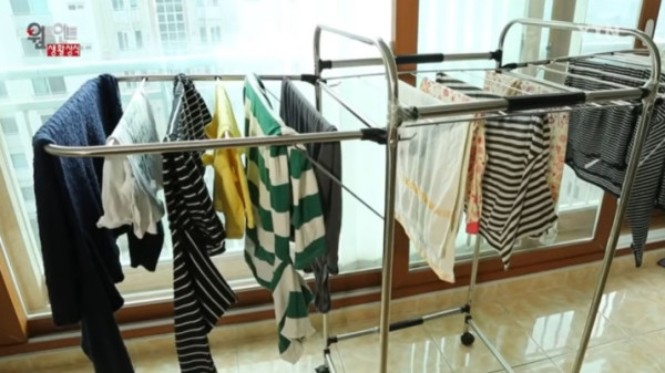 韓國家居達人分享  落雨晾衫快乾法 乾毛巾超有用！
