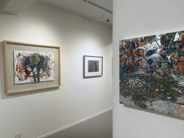 藝術家鍾大富創作古老岩彩藝術 天然礦物顏料勾勒新潮刺青圖案