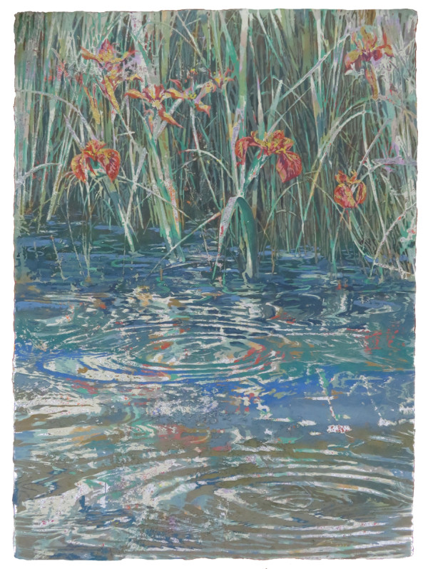 藝術家鍾大富創作古老岩彩藝術 天然礦物顏料勾勒新潮刺青圖案