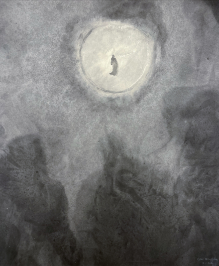 諾貝爾文學獎作家高行健「心象繪畫」 罕見天人合一山水景致 呼應著作《靈山》