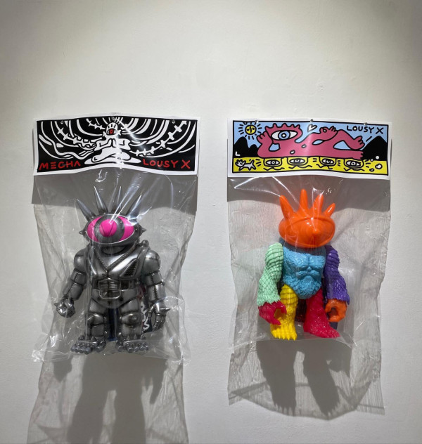 玩具設計師+藝術家塗裝改造搪膠玩具  香港神話角色「盧亭」登場