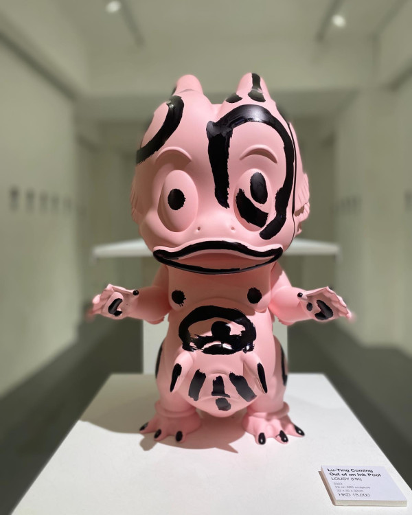 玩具設計師+藝術家塗裝改造搪膠玩具  香港神話角色「盧亭」登場