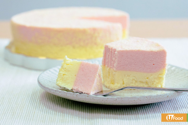 蛋糕推介｜北海道芝士蛋糕專門店Luna Cake密瓜雙層芝士蛋糕　夏日期間限定口味！選用新鮮赤肉密瓜果蓉