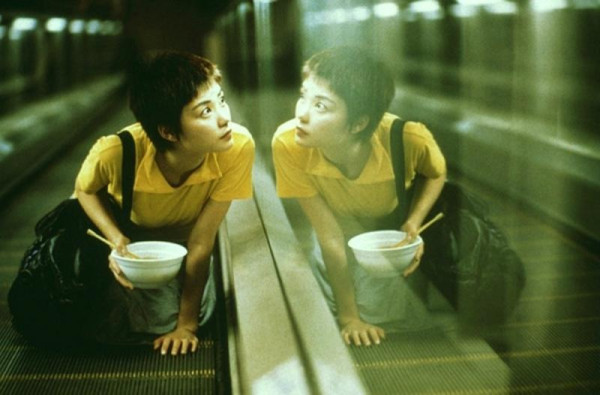 電影《重慶森林》曾在中環至半山扶手電梯取景。（圖片來源：《重慶森林》劇照）