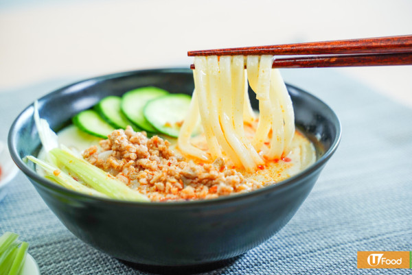 擔擔麵風味豆乳麻醬冷烏冬食譜　辣味更開胃！10分鐘懶人簡單夏日消暑料理