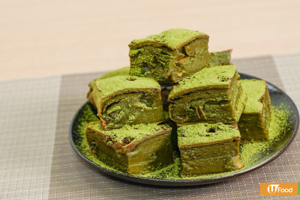 麻糬食譜｜脆皮抹茶豆乳烤麻糬Brownie食譜　酥脆內煙韌！新手零失敗簡單4步氣炸甜品