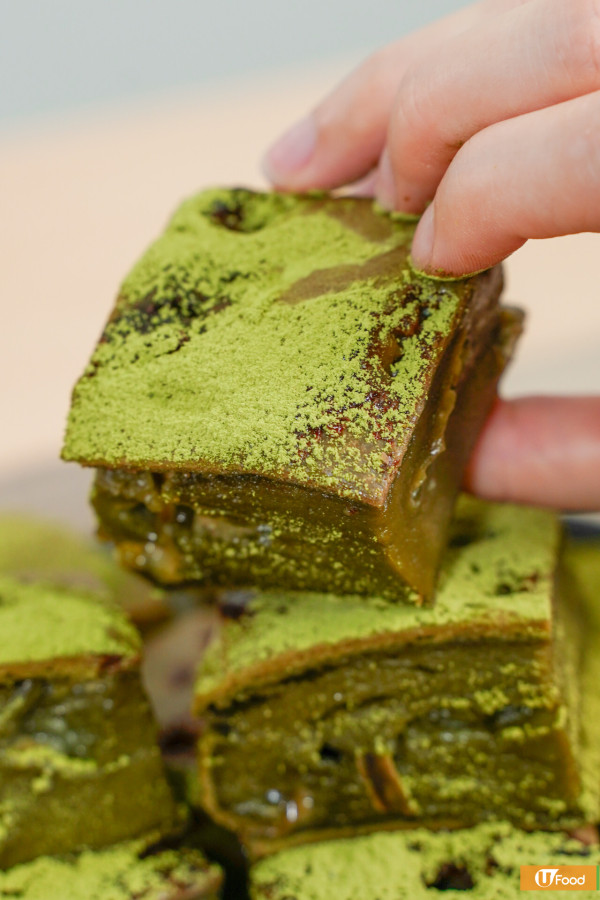 麻糬食譜|脆皮抹茶豆乳烤麻糬Brownie食譜 酥脆內煙韌!新手零失敗簡單4步氣炸甜品