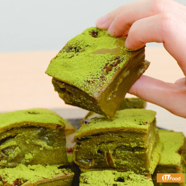 麻糬食譜|脆皮抹茶豆乳烤麻糬Brownie食譜 酥脆內煙韌!新手零失敗簡單4步氣炸甜品