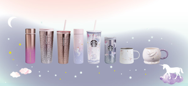 Starbucks推出一連7日送出10萬杯免費咖啡活動   夢幻獨角獸／糖果色杯具／醇香鮮奶抹茶豆腐花／牛油菠蘿包