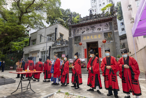 巨型祝願藝術裝置慶祝首屆「魯班節」 拜訪近140年歷史百匠之師廟