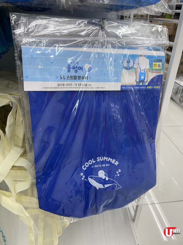 韓國Daiso新推夏日透心涼系列  涼感坐墊、防水袋、沙灘鞋 最平港幣$6！
