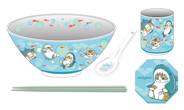 便利店新品|7-Eleven推出日本超萌網紅貓Mofusand及Sanrio角色廚具家品 PC狗茶具套裝/大口仔拉麵碗套裝/雪糕機/購物車/SOU・SOU麻將套裝