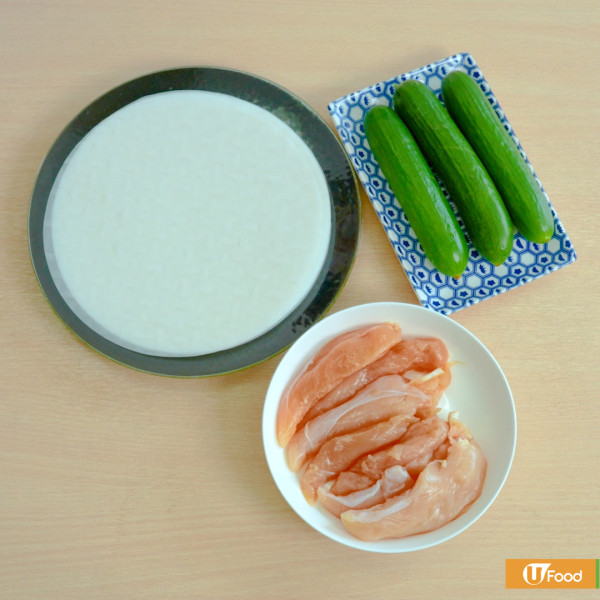 雞絲粉皮｜免開火懶人版麻醬涼拌雞絲粉皮　簡單開胃消暑米紙料理！附微波爐嫩雞胸肉小秘訣