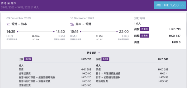 HK Express飛日本熊本機票優惠！單程票價$288起！明年3月前出發