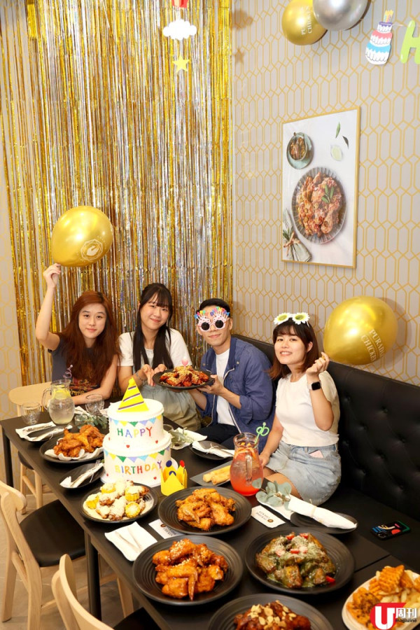 韓國貴族炸雞 Puradak 旗艦店 新增生日會專區 / 開 3 小時炸雞 Party