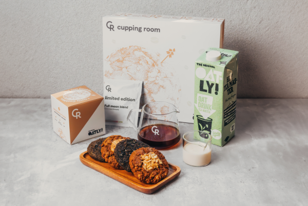 咖啡品牌Cupping Room中秋禮盒早鳥優惠　花生醬／芝麻純素燕麥奶曲奇／限定口味咖啡掛耳包