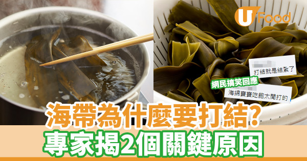 海帶為什麼要打結？ 專家揭2個關鍵原因