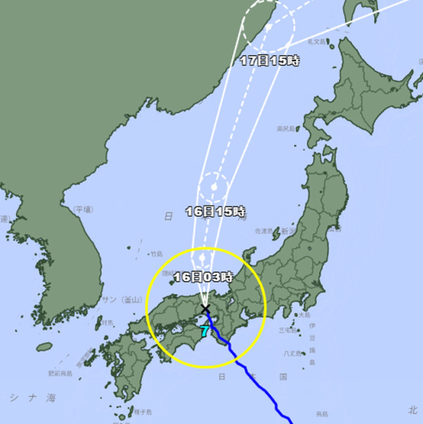風暴消息｜颱風蘭恩登陸日本 航班/鐵路停駛取消 多個景點關閉 