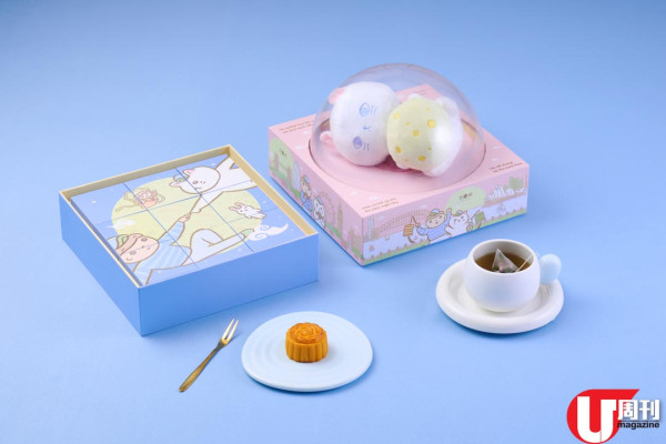 編輯部熱選月餅 豪華櫻桃木禮盒 / 半島朱古力奶黃