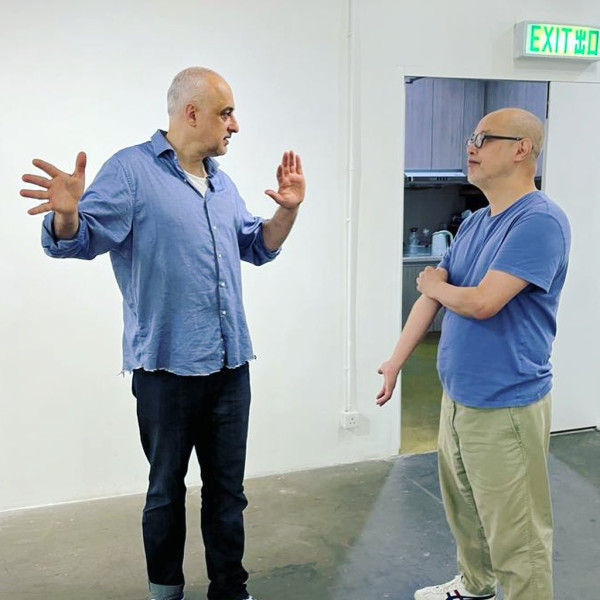 陳育強 X Christian Schwarzwald雙人展 發明字母系統 「畫字」寫生